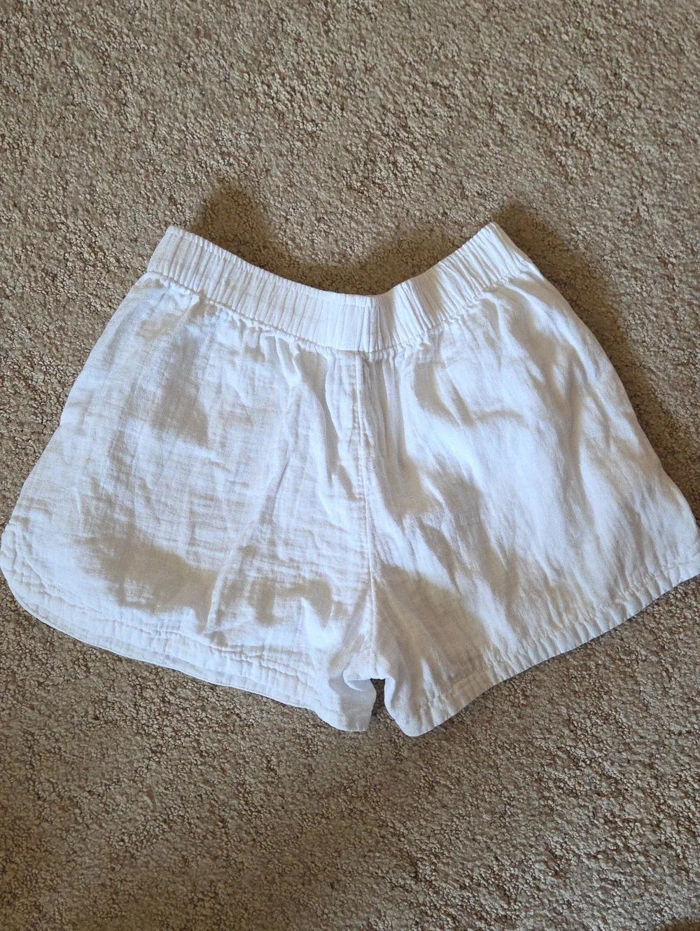 Old Navy Womens White Guaze Shorts